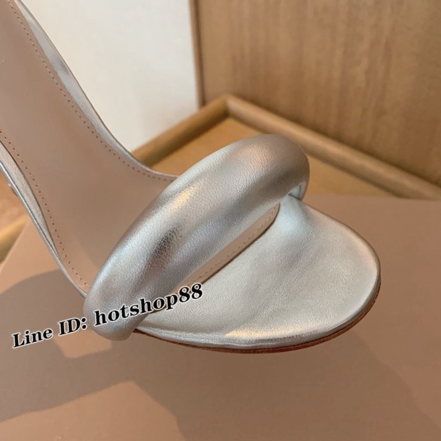 Gianvito Rossi專櫃款一字帶涼鞋 定制羊皮女士拖鞋 dx3604